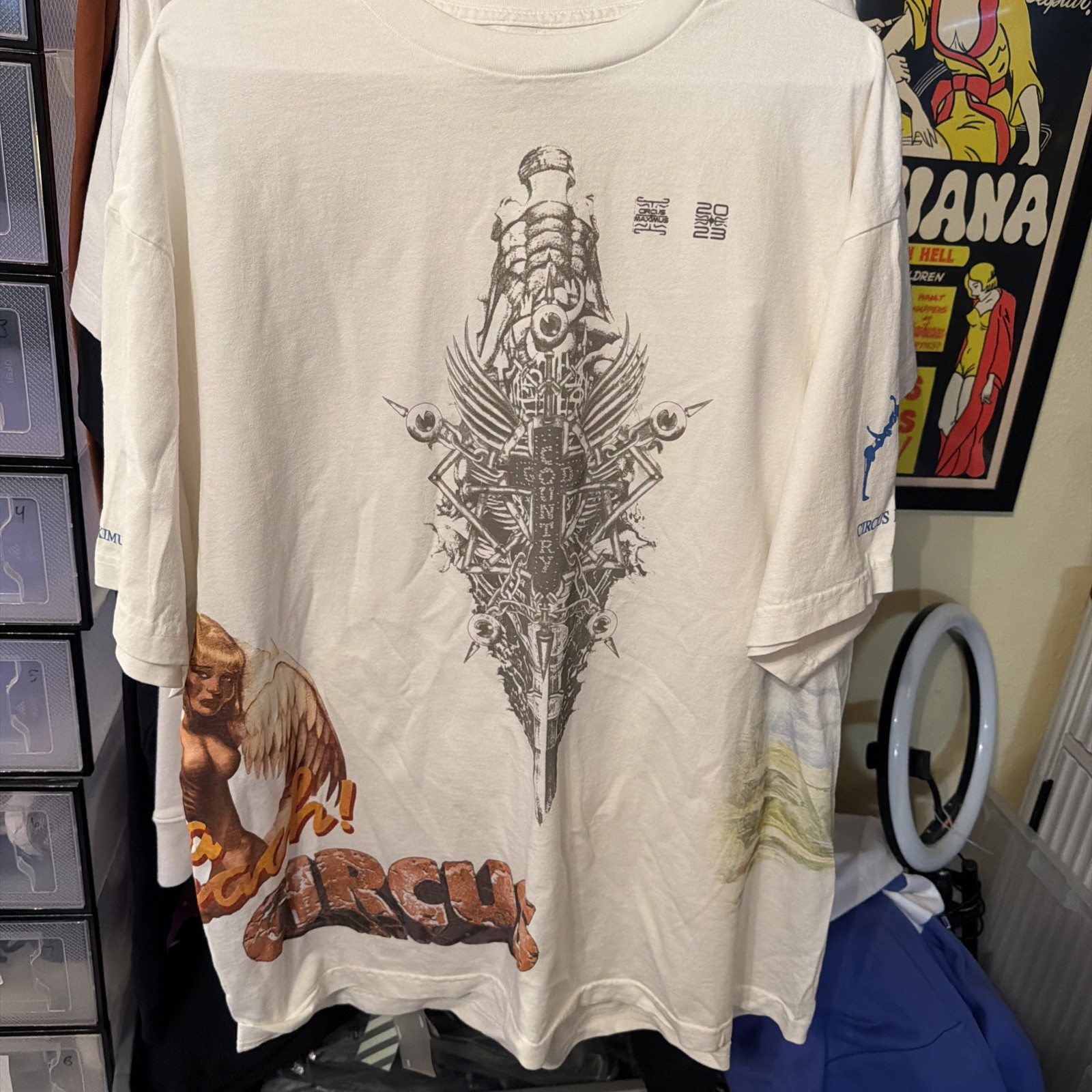Travis Scott Utopia Tour T-Shirt Mens XXL I Can See The Future Circus Maximus