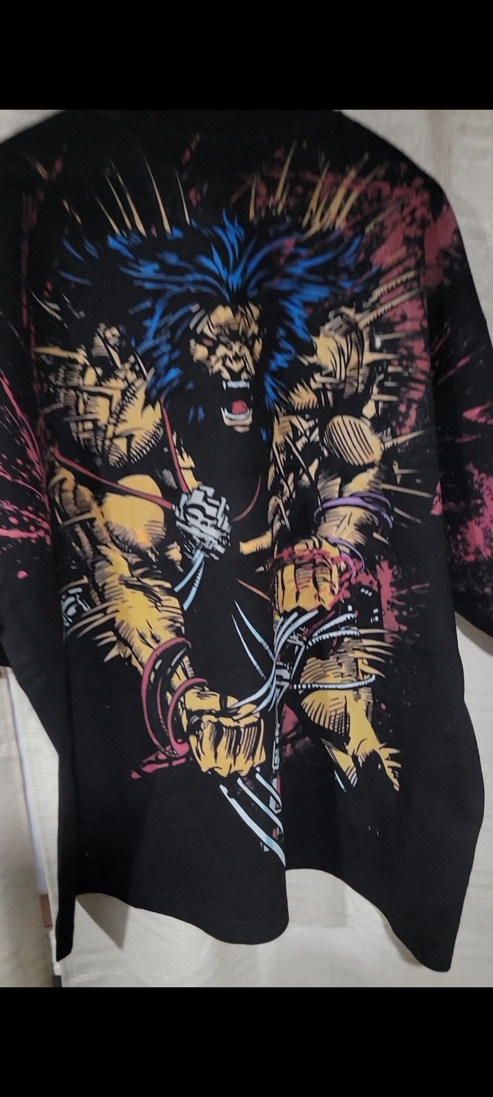WOLVERINE WEAPON X ON A SHAKA HEAVYWEIGHT GARMET DYED T SHIRT « MODERN »