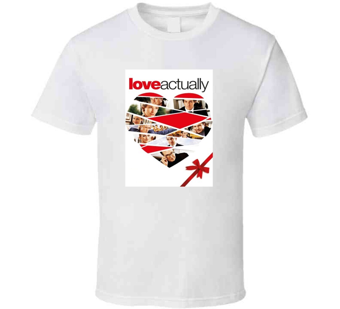 Love Actually Tee Classic Rom Com Christmas Holiday Movie T Shirt