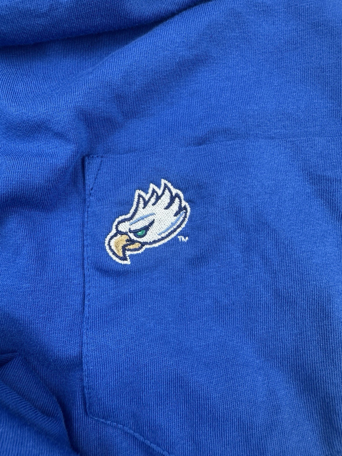 Johnnie O Tyler T Shirt Florida Gulf Coast Eagles Logo Pocket Blue Sz S NWT