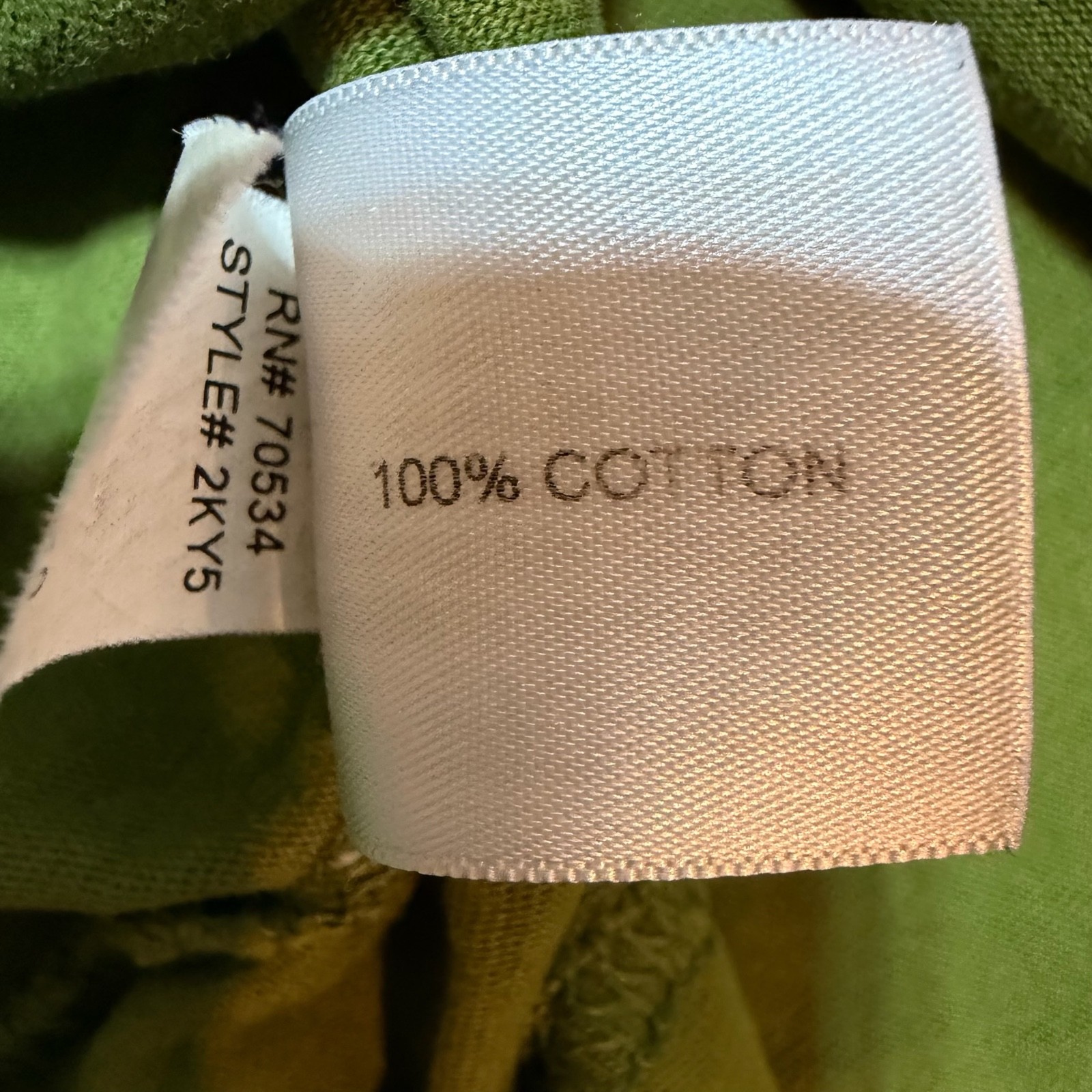 Orvis Shirt Mens Extra Large Green Cotton Tee Short Sleeve Casual