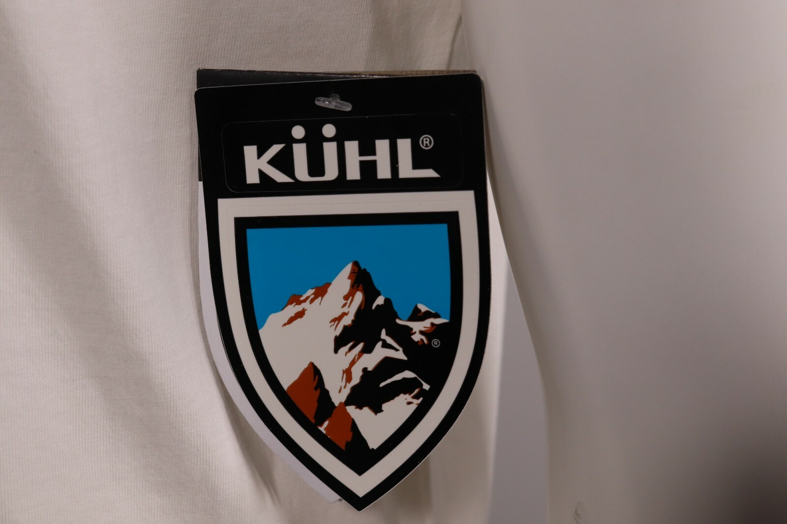 Kuhl Men&rsquo;s White Blue Logo Klassik Fit (Retail $35)