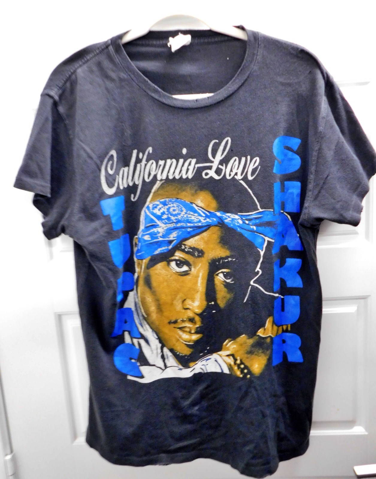 Tupac Shakur California Love Single Stitch Distressed USA MadeWorn sz M