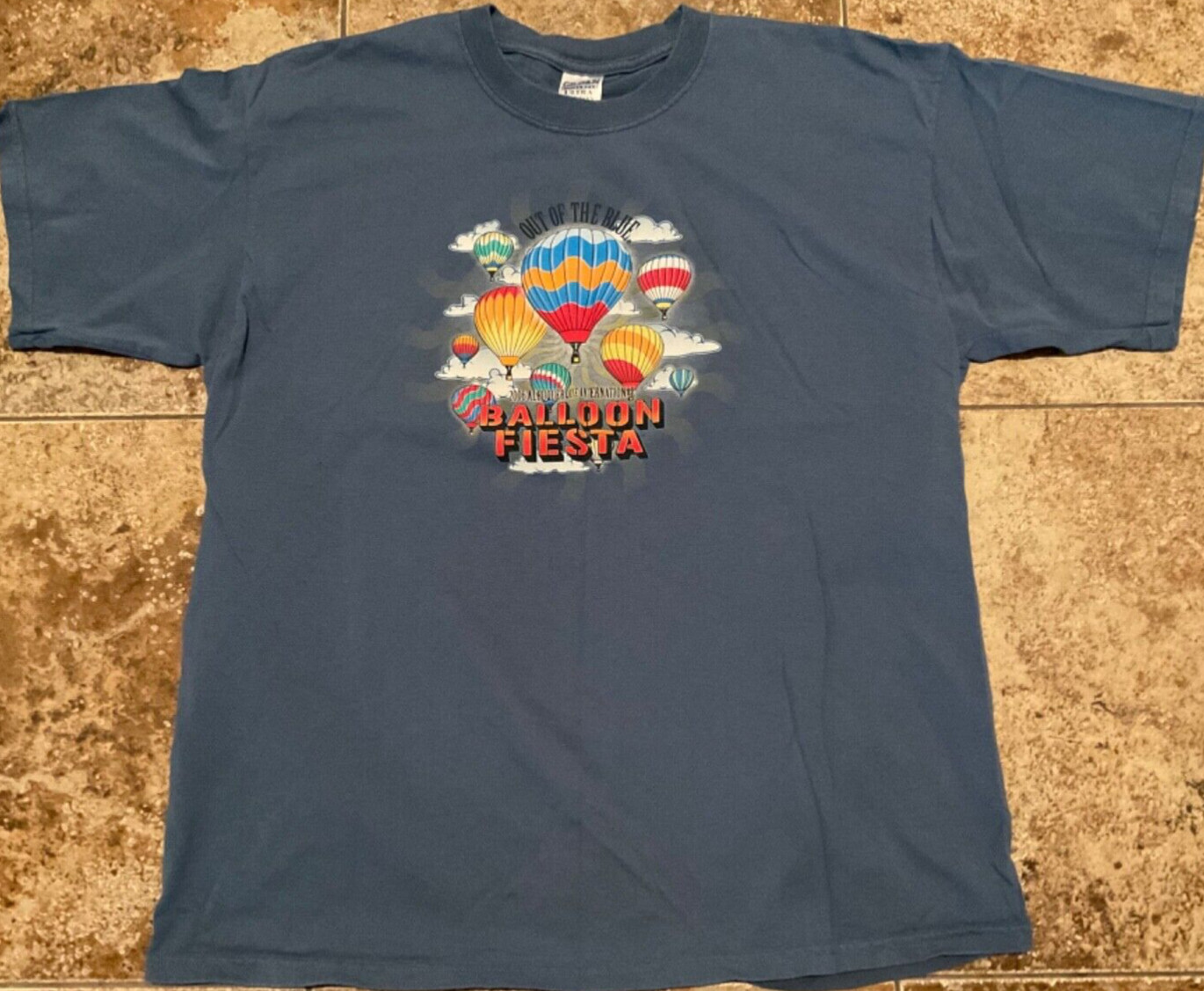 VINTAGE Y2K INTERNATIONAL BALLOON FESTIVAL ALBUQUERQUE NM T-SHIRT ( MENS XL )