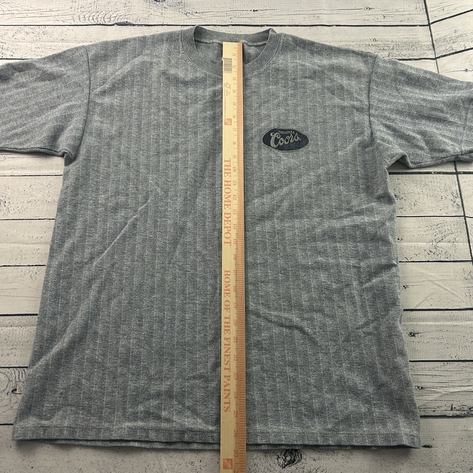 Vintage Coors Original Cal Cru Short Sleeve T Shirt Men&rsquo;s Large Gray