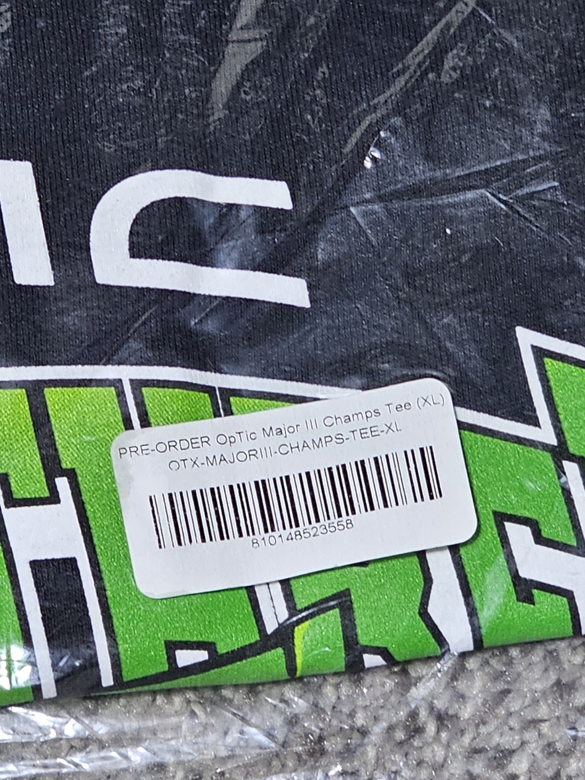 OpTic Texas Major 3 Champs Tee Size XL Brand New with Tags OpTic Gaming Apparel