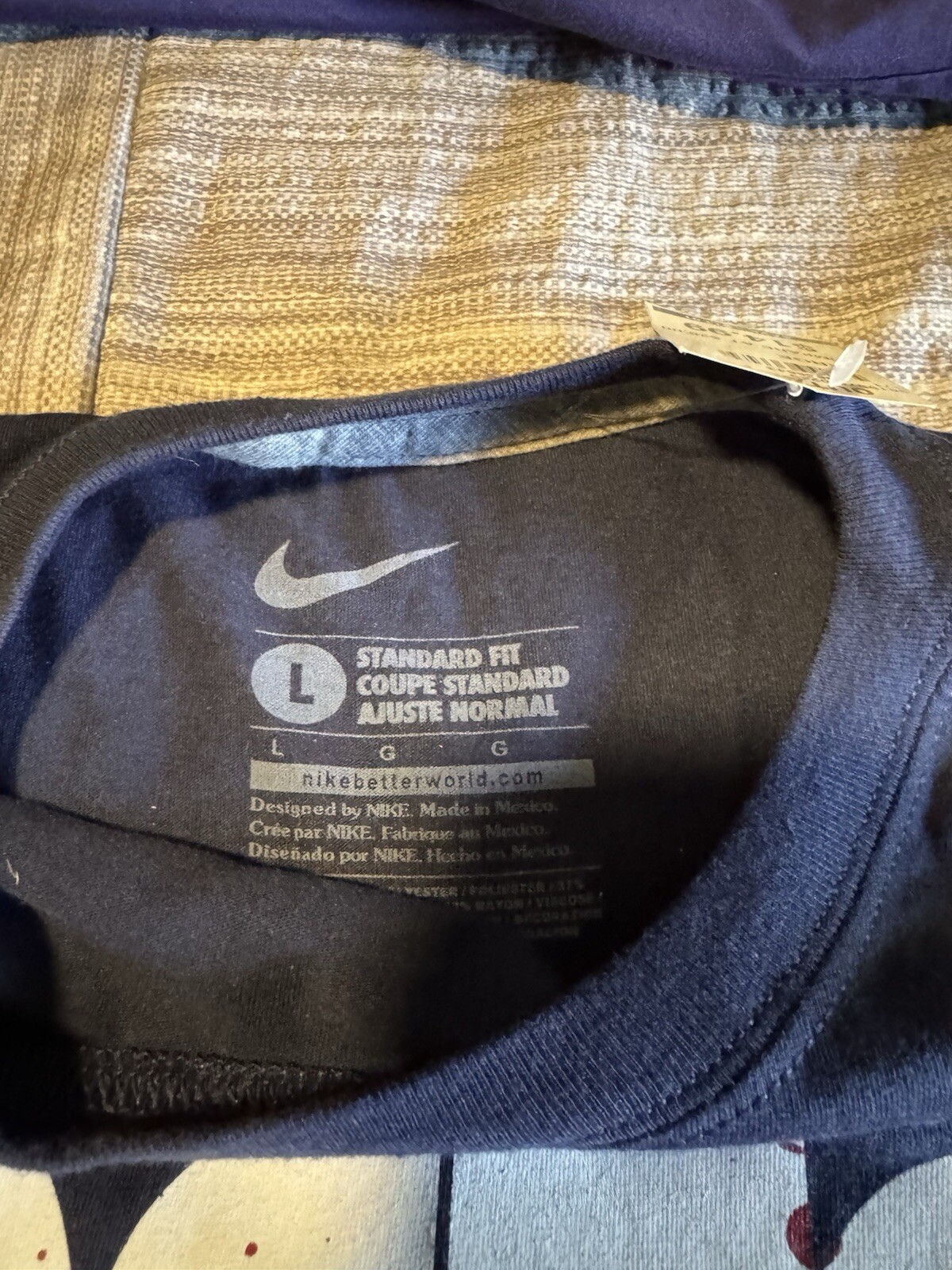 RARE New York Yankees Nike Boston Massacre Shirt BANNED BRAND NEW WITH TAG LG