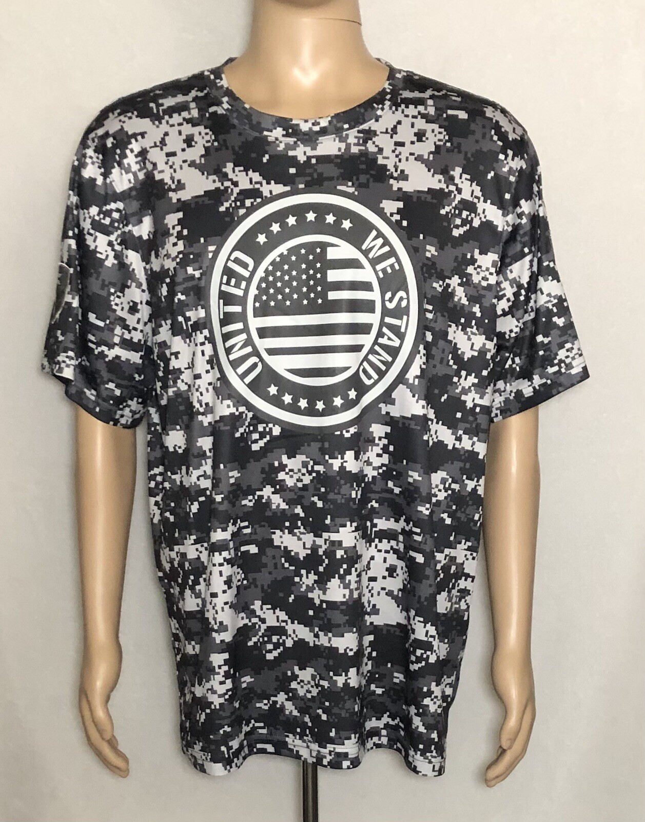 Colosseum United We Stand Men&rsquo;s T-Shirt Gray XXL 100% Polyester