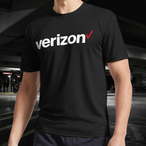 Verizon Logo Merchandise Active T-Shirt Funny Logo American T-shirt S to 5XL