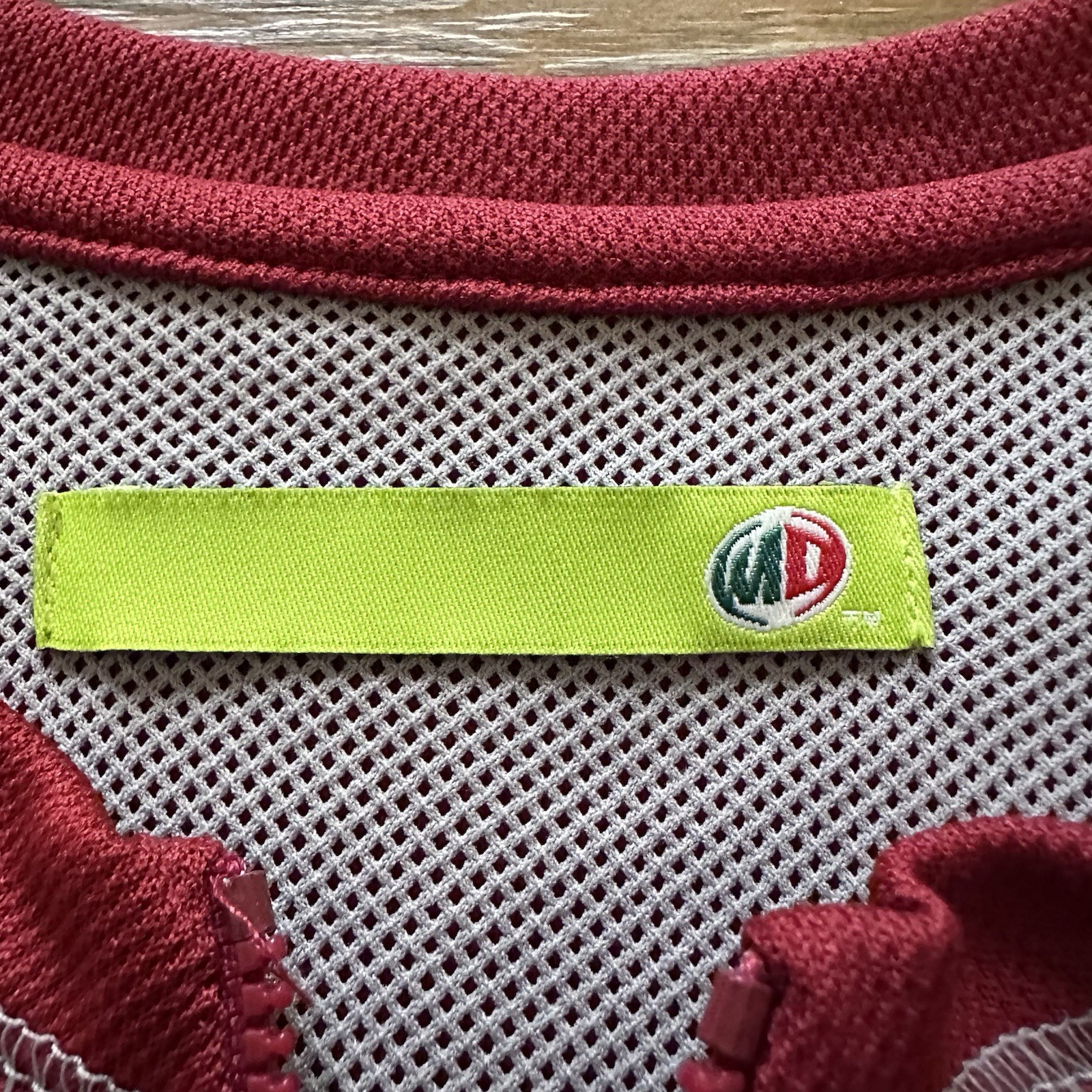 Vtg Mountain Dew Shirt 1/4 Zip Jersey Red Y2K Promo 24 Pack Medium Retro