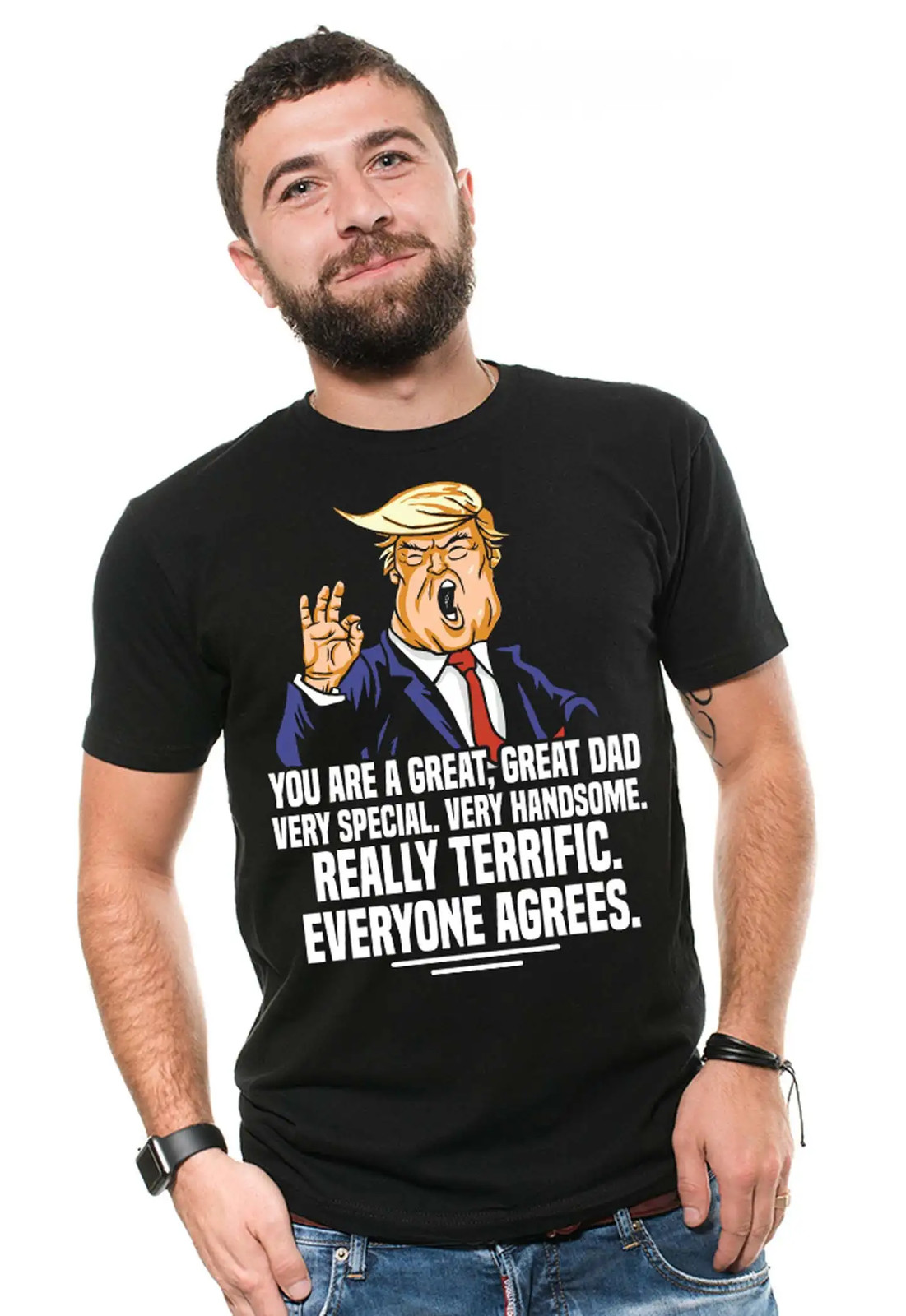 Father&rsquo;s Day Trump Shirt Great Dad Shirt Dad Political Tee Trump Lover Dad Gift