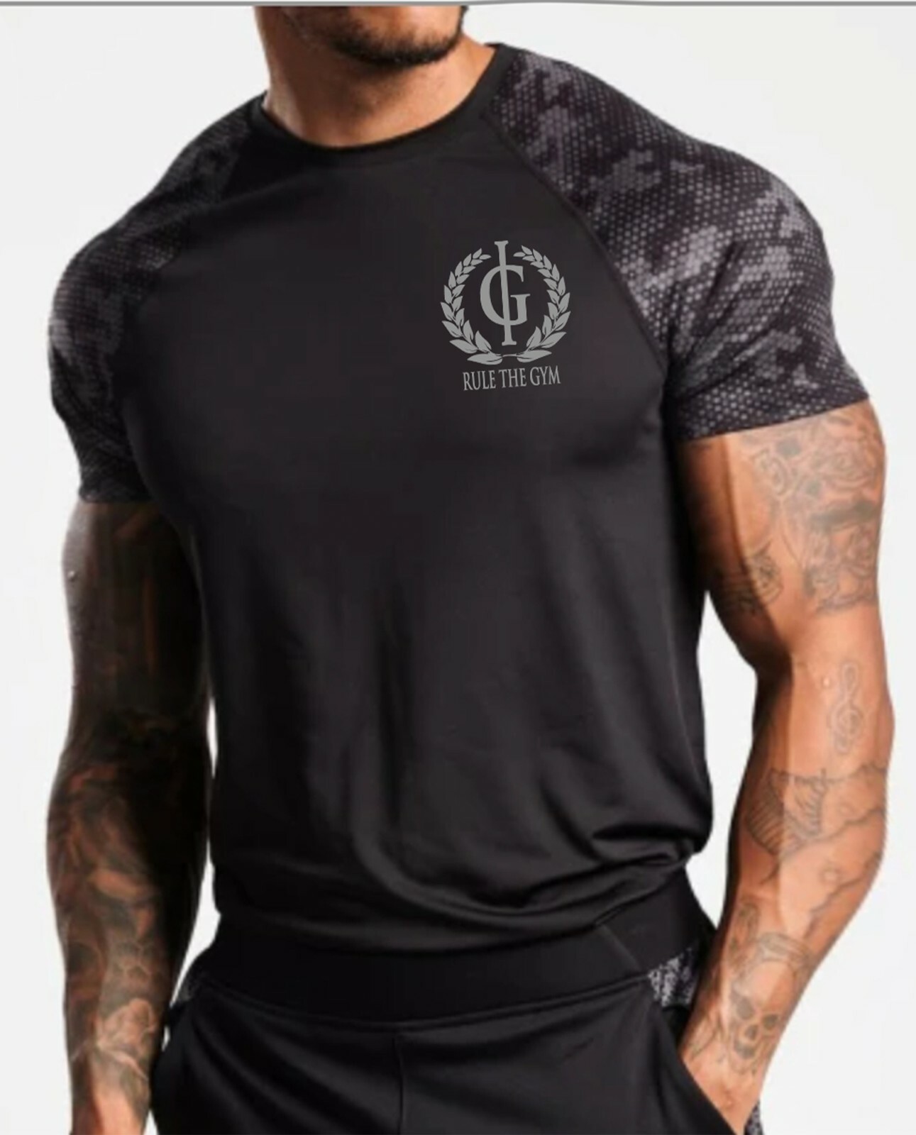 Iron Gods Assault Dri-Fit Workout T-Shirt, Mens Gym Outfit ,Gym Shirt, Gym Tee