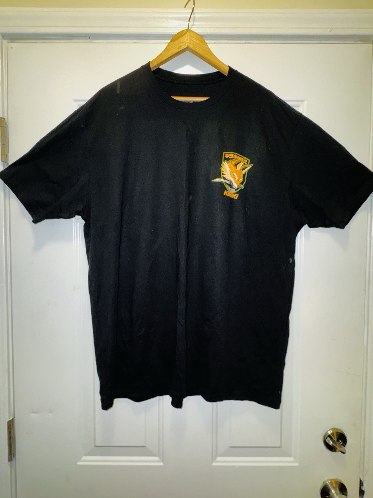 KuwKi Snake Ramen Graphic Tee Metal Gear Solid Anime Shirt Black Mens 2XL