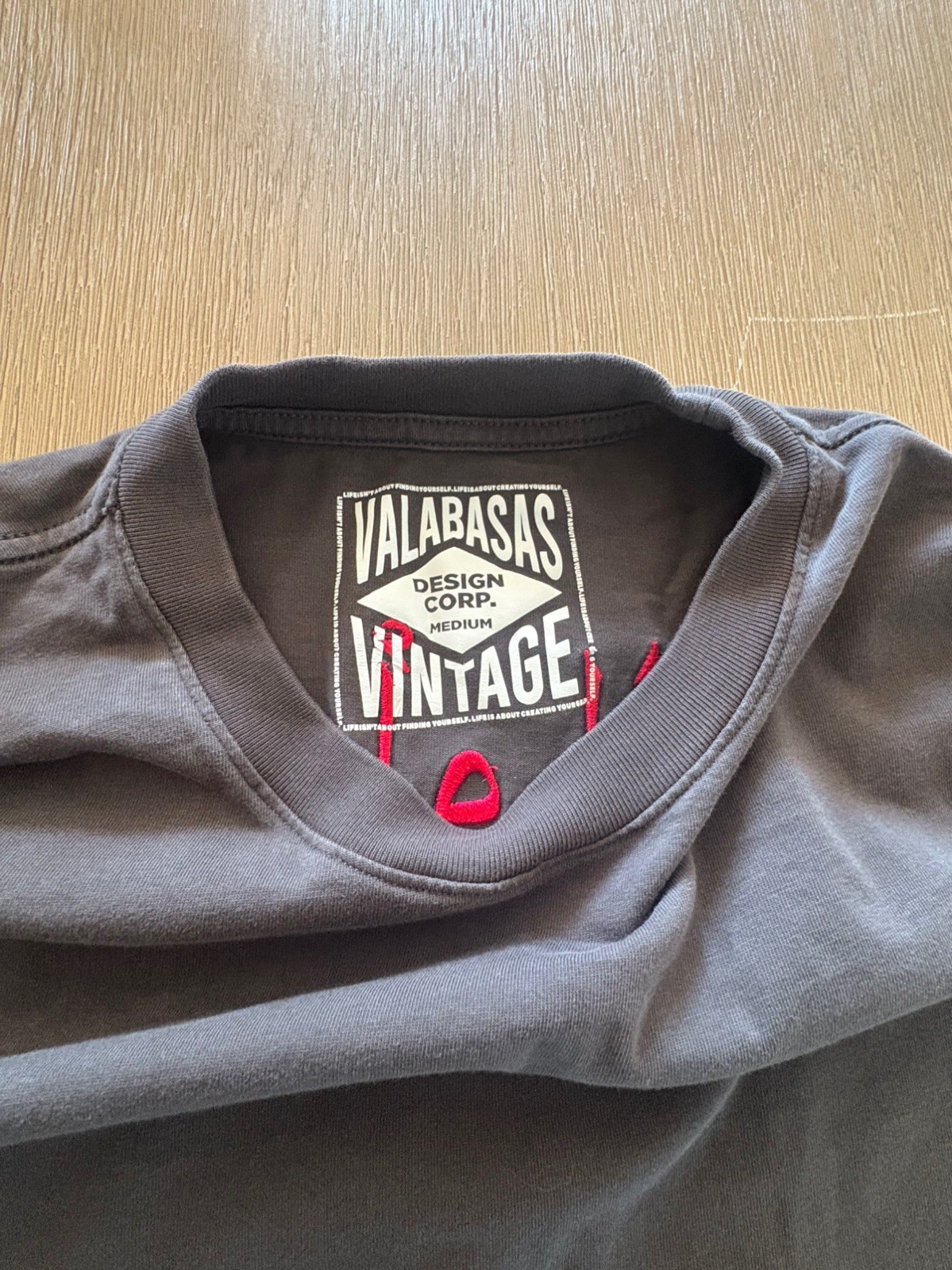Valabasas Vintage T Shirt Men’s Medium Dark Gray Oversized Dome Of The Rock