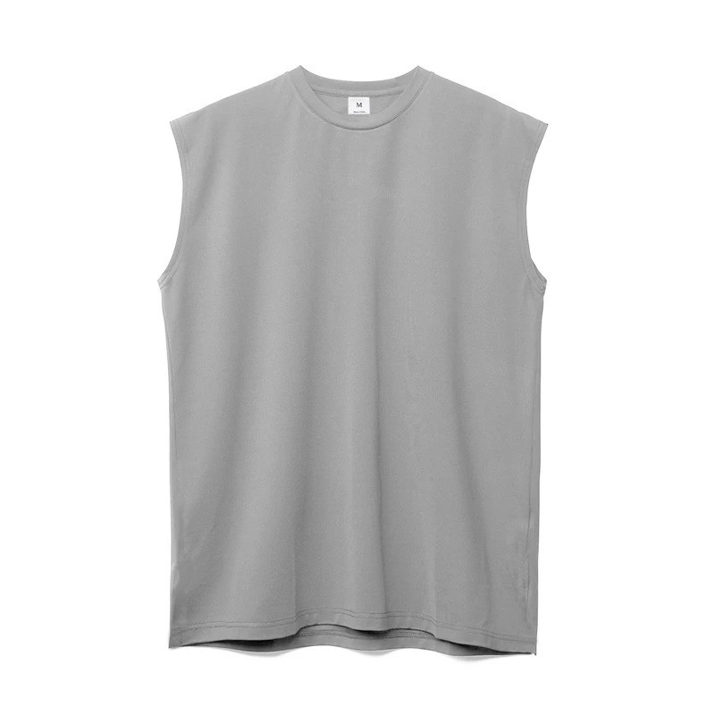 Mens Cotton Sleeveless T Shirt Tank Solid Blank Hot Summer Gym Cool Comfort US