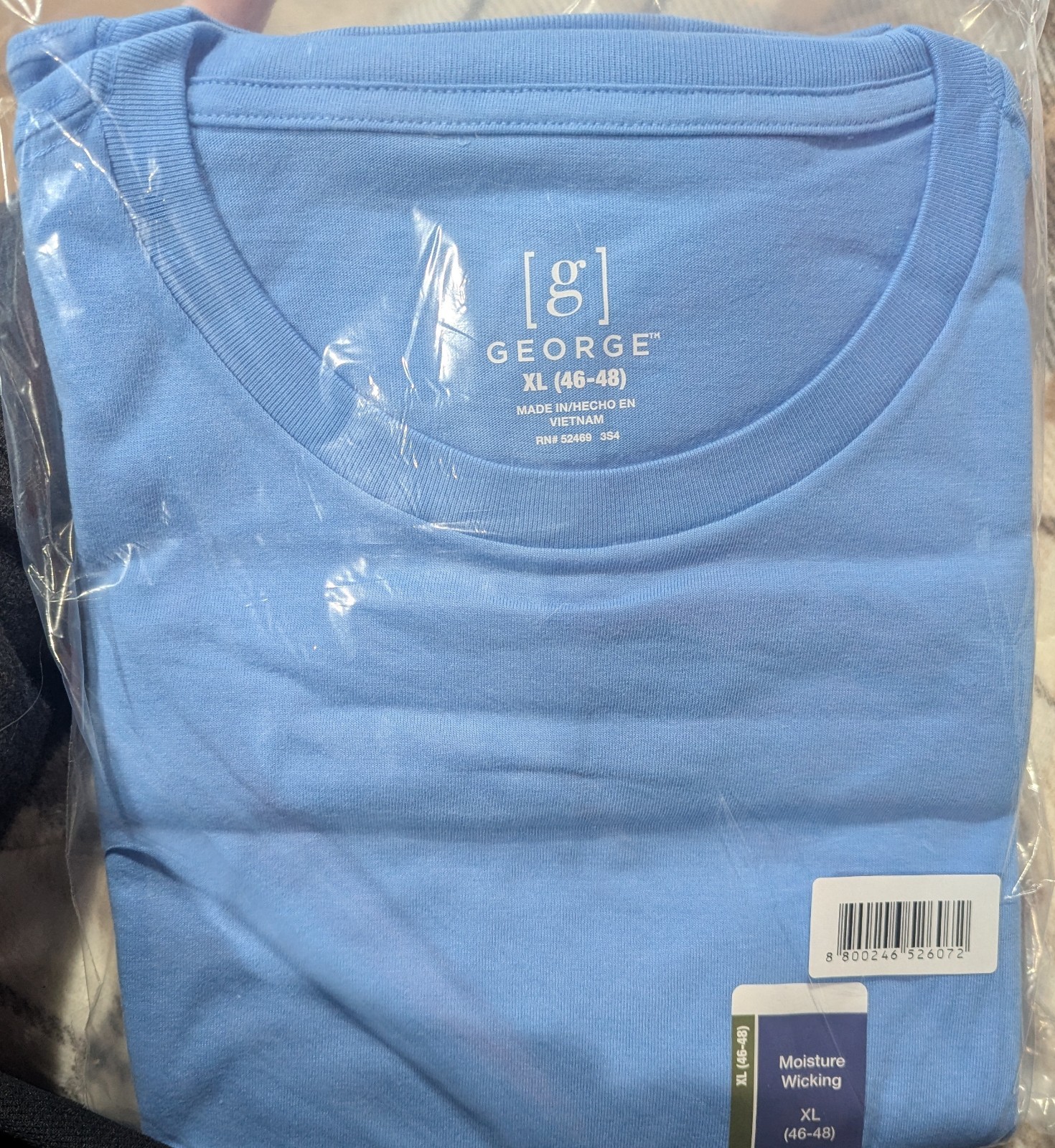 Pack of 2 Men&rsquo;s XL T- Shirts, Ultramarine Blue. New. Brand: George.