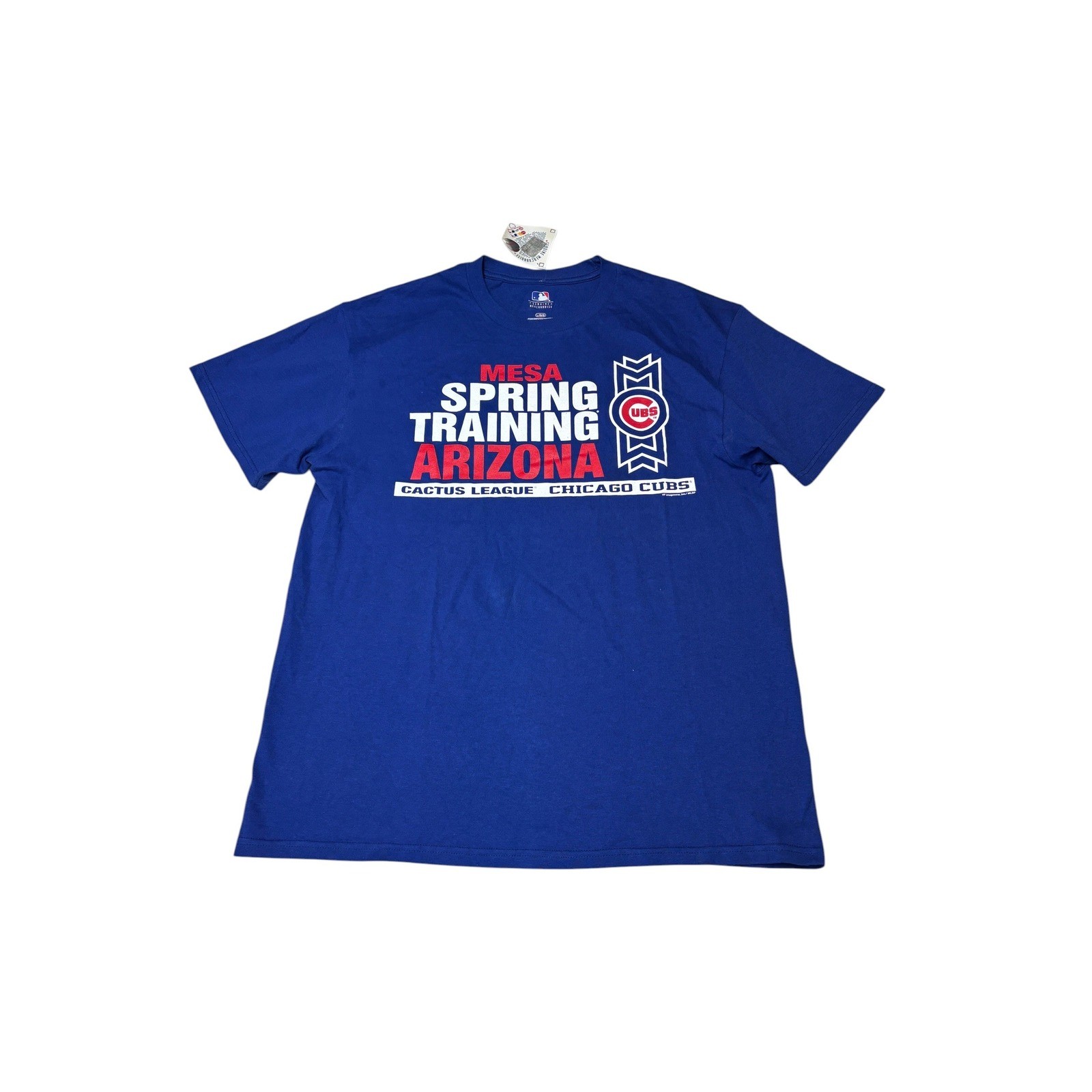 NWT MLB Chicago Cubs Mesa Spring Training Arizona T-Shirt Blue Mens Large Cactus