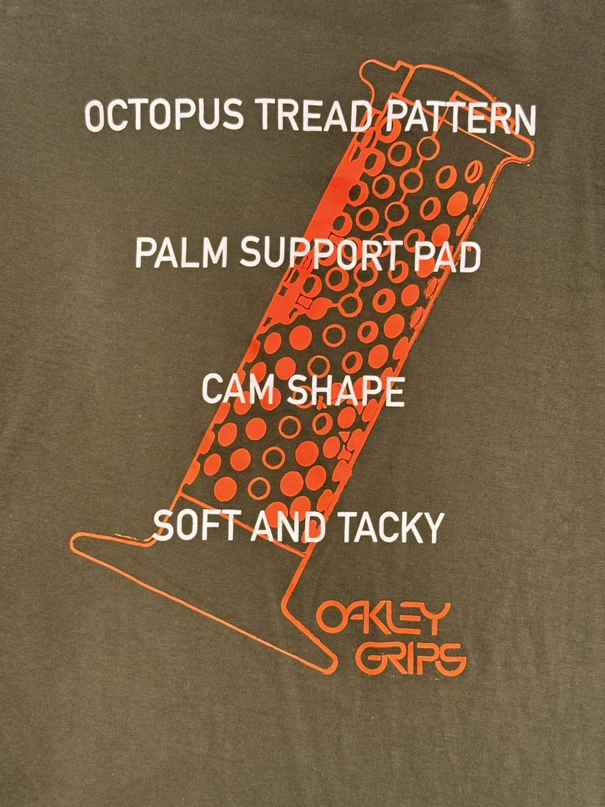 2019 Oakley Grips Army Green BMX Bold O-Grip Long Sleeve Mens XL Hutch PK Ripper