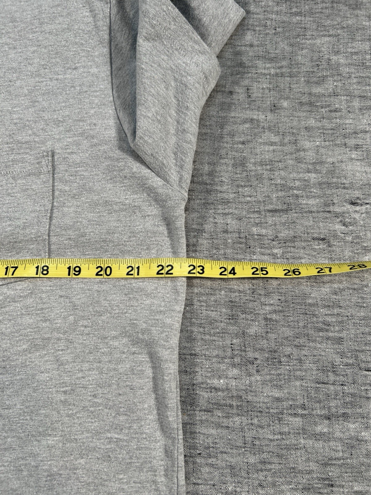 Ship John Shirt Mens Extra Large Grey Short Sleeve Pocket Tee Made in USA