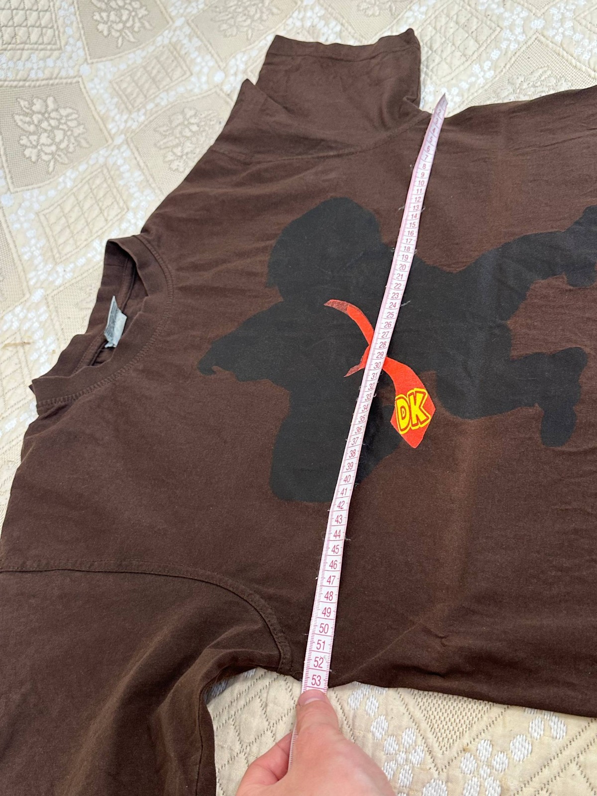 RARE Donkey Kong Country Returns 3D Nintendo T Shirt Sega Mens Size L Brown