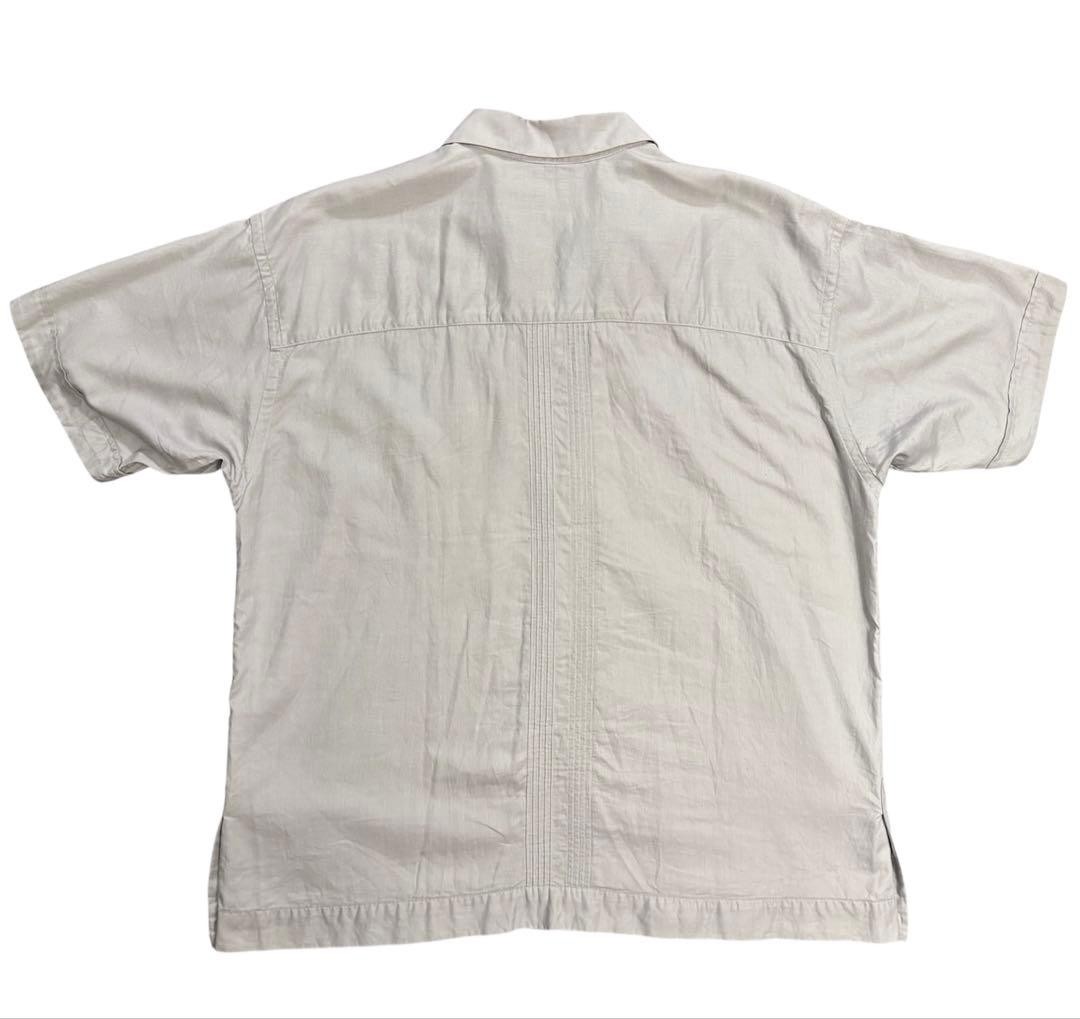 PHIGVEL 1000s Thousands Gray Short Sleeve Tropical Shirt M