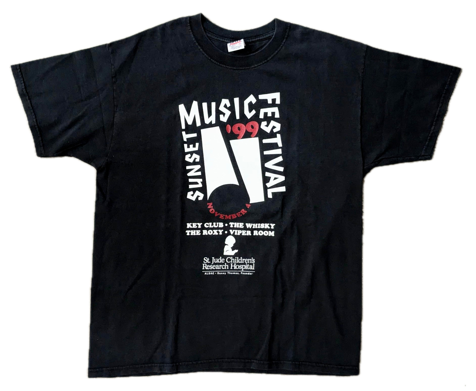 1999 SUNSET MUSIC FESTIVAL T-Shirt Men&rsquo;s (Xl) Rare 1990S Vintage, Dave Navarro