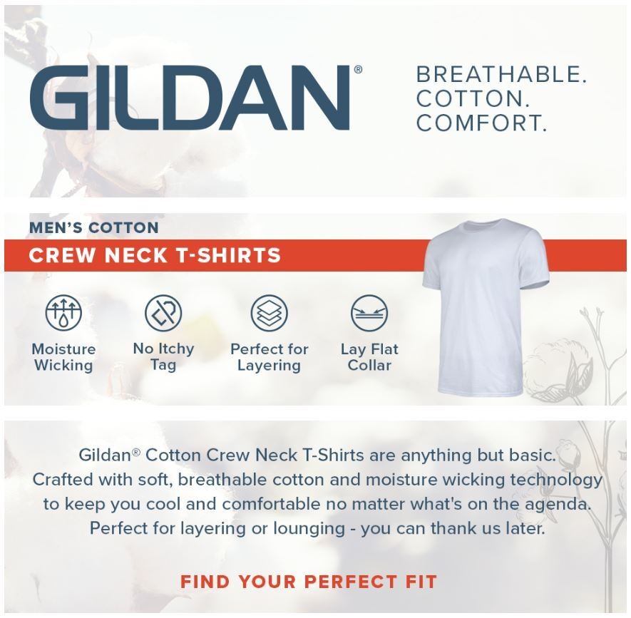 Gildan (5-pack) Bulk Solid Ultra Cotton Short Sleeve Blank Tee T-Shirt SAND