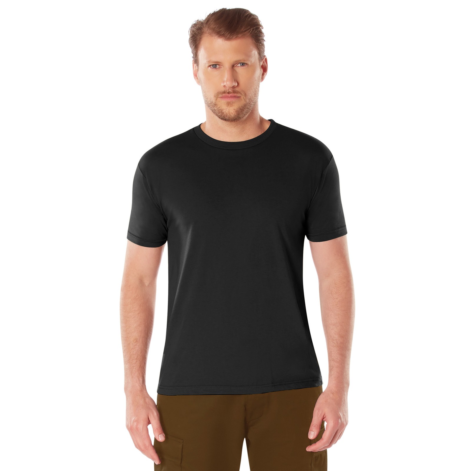 Black T-Shirts Athletic Fit Tagless Small1713-S