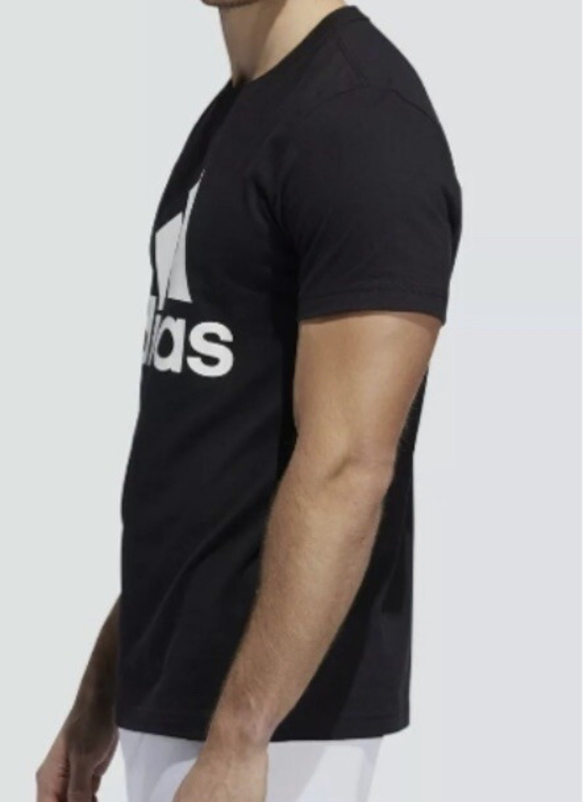 BRAND NEW Adidas Men&rsquo;s Basic BOS Tee 3 Stripes – LEGEND INK (Dark Navy) SIZE MD