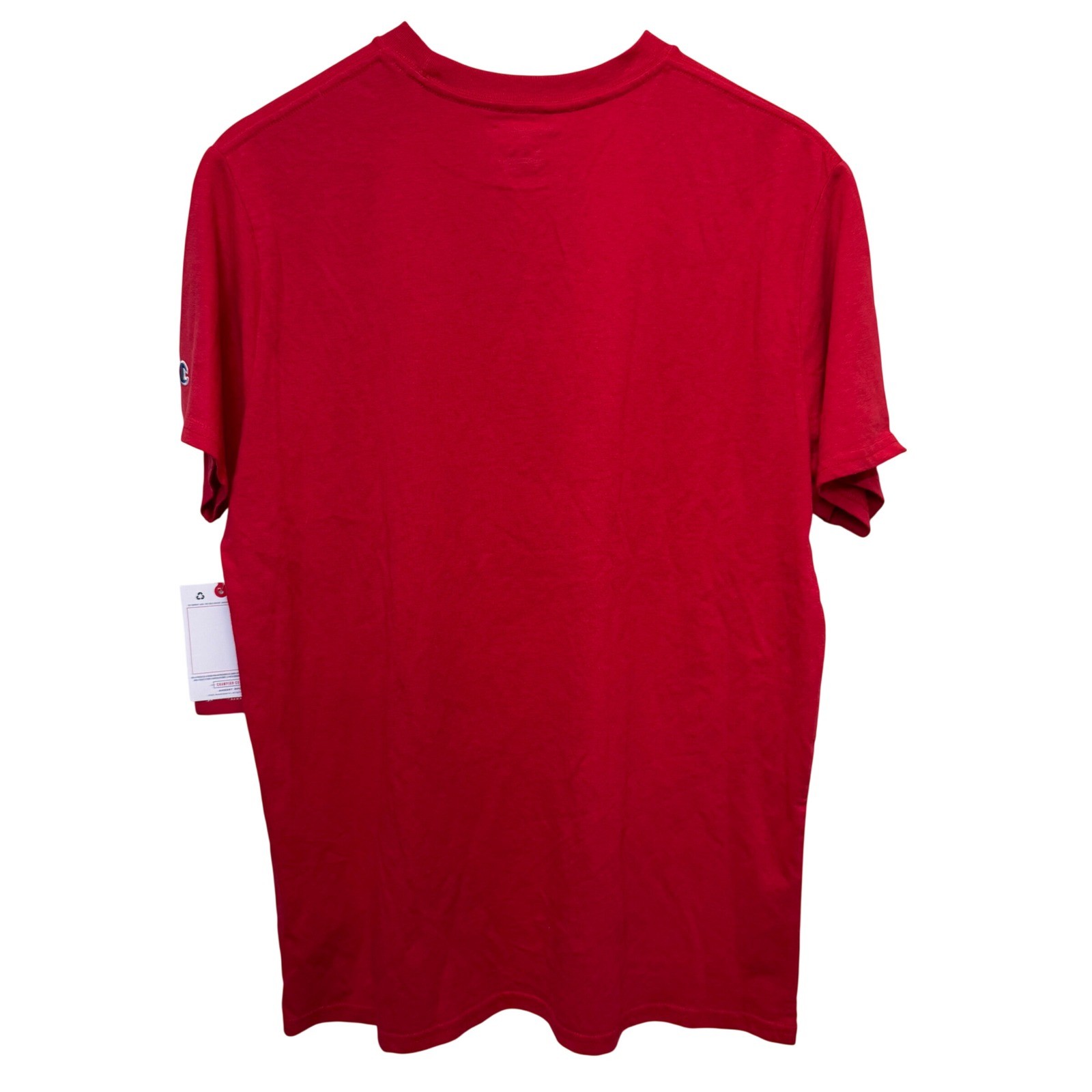 Champion Mens T-Shirt L Red Ohio State Buckeyes Graphic Collegiate Sporty Fan