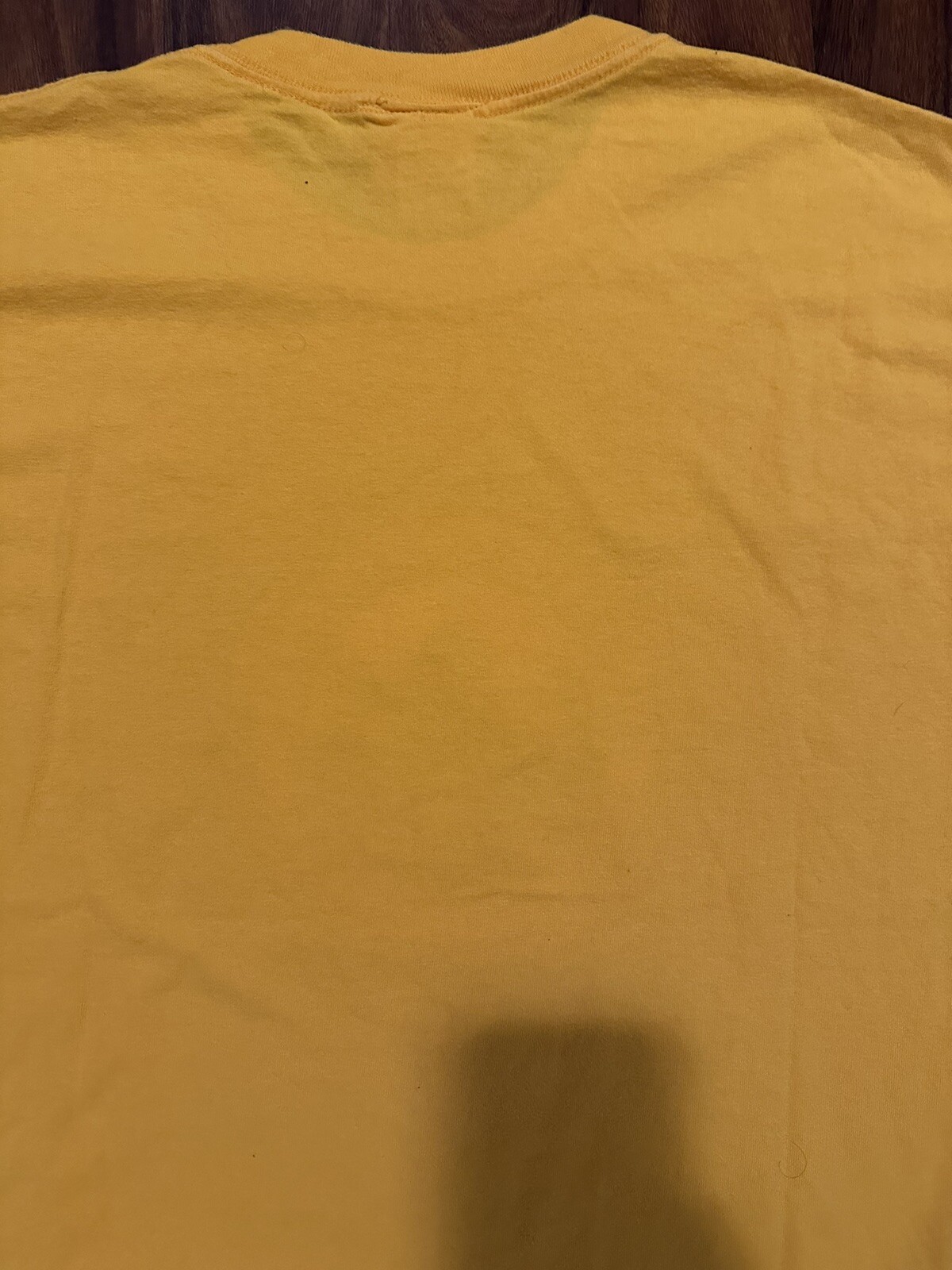 Rare Elmira College New York NY Yellow T Shirt Size Large Dodger Vintage