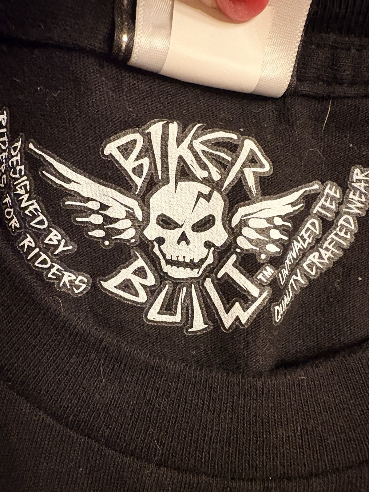Harley Davidson Biker Built Sellersville PA Snake Skull T Shirt Size Large Black