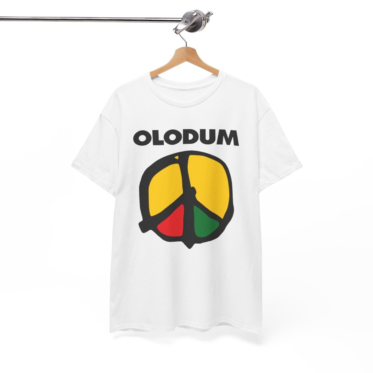 Olodum T Shirt, Retro White Unisex Graphic Tee, Unisex shirt