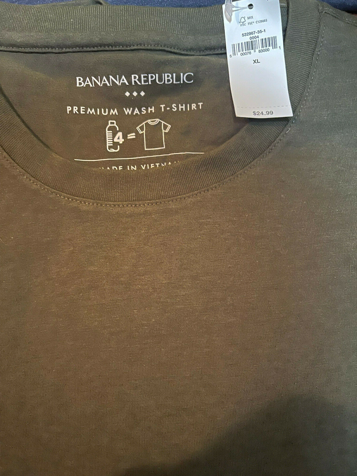 Banana Republic Men&rsquo;s Short Sleeve Crew Neck Premium Wash T-Shirts S-XXL, Choice