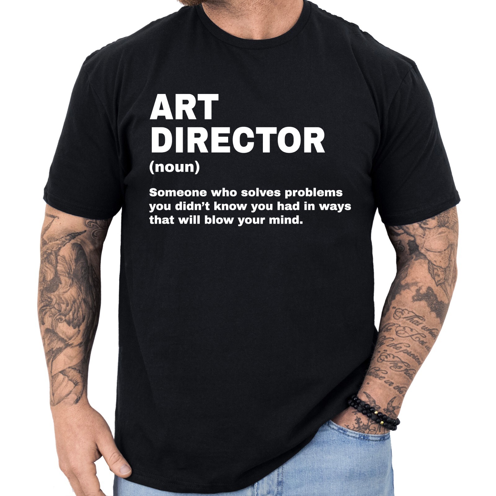 Art Director Definition T-shirt Birthday Gifts Funny Profession Shirt