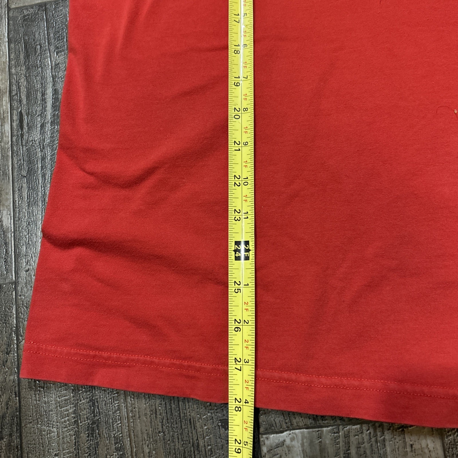 Vintage Disney Club 101 Dalmatians Embroidered T Shirt Red Movie Cartoon Size M