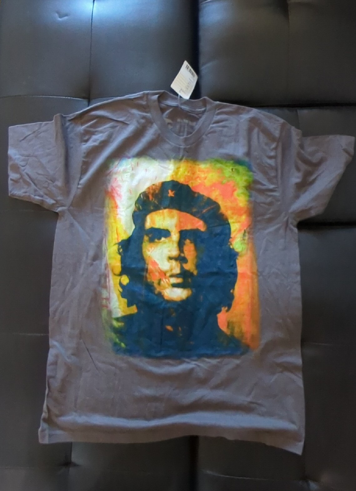 NWT Che Guevara Revolutionary T-Shirt Men&rsquo;s Short Sleeve Gray Graphic Print M