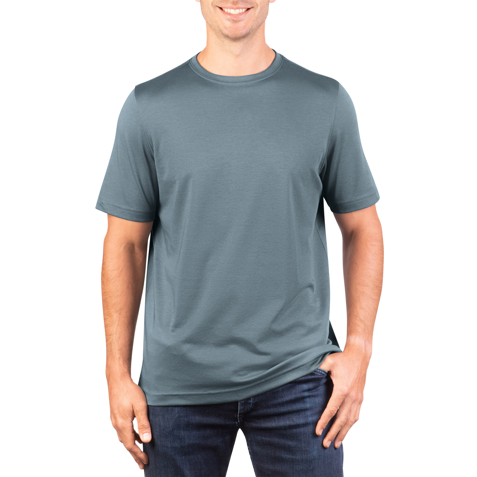 Kirkland Signature Men&rsquo;s Pima Cotton Tee T-Shirt Made in Peru S M L XL XXL 3XL