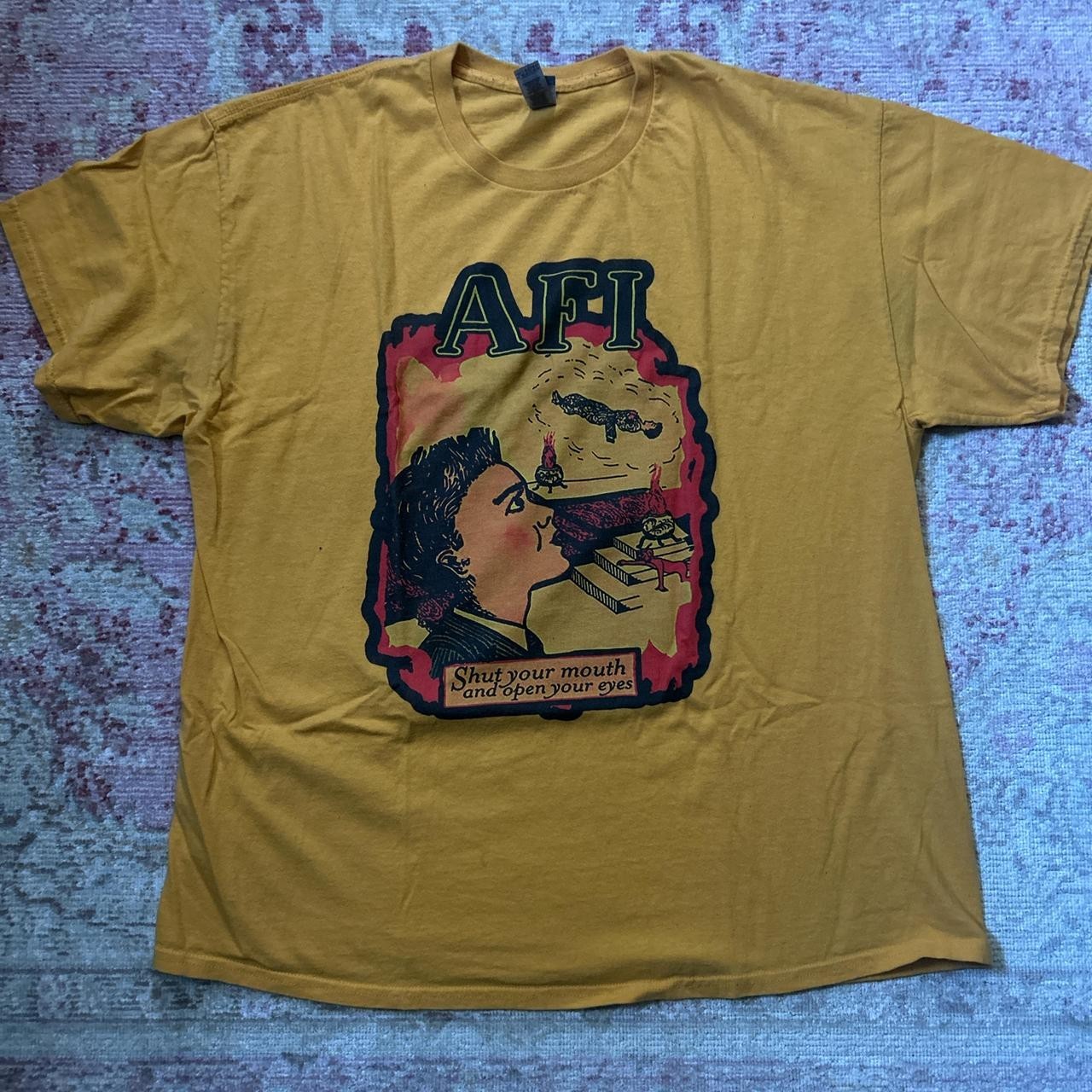 AFI BAnd Shut Your Mouth and Open Your Eyes shirt Unisex S-5XL Reprint TU544