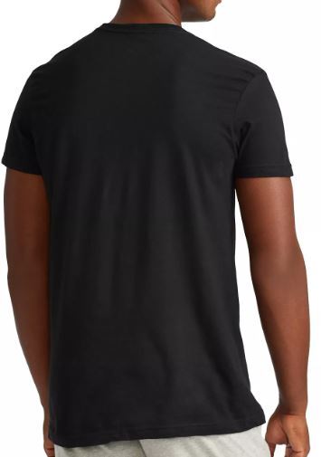 3 GENUINE POLO RALPH LAUREN MENS 1XL TO 6XL BIG&TALL BLACK COTTON CREW T-SHIRTS