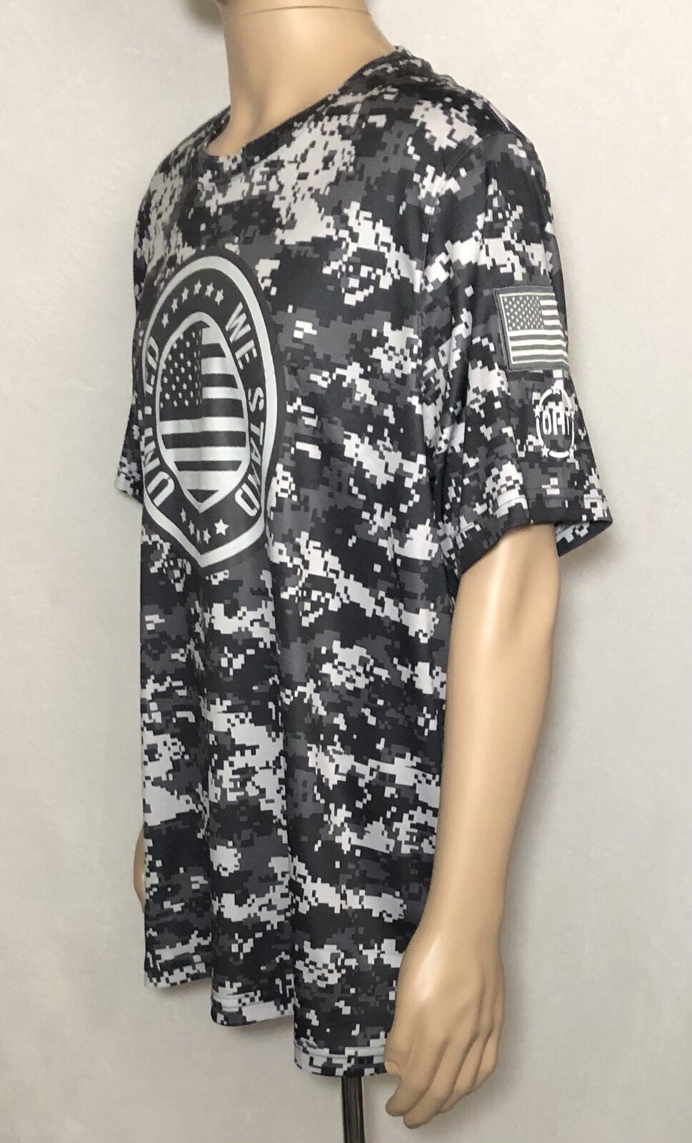 Colosseum United We Stand Men&rsquo;s T-Shirt Gray XXL 100% Polyester
