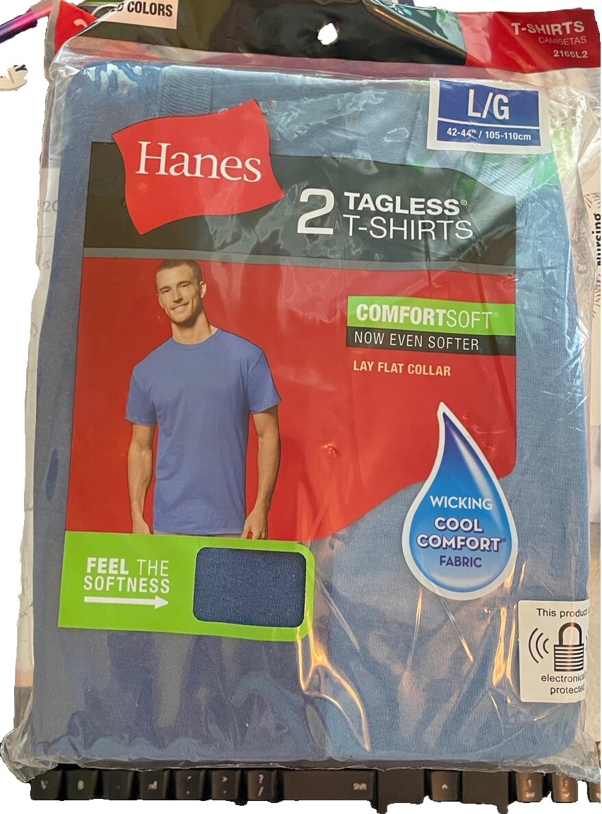 Hanes Men&rsquo;s T-shirt single, 2 pack or 3 pack various colors available, new