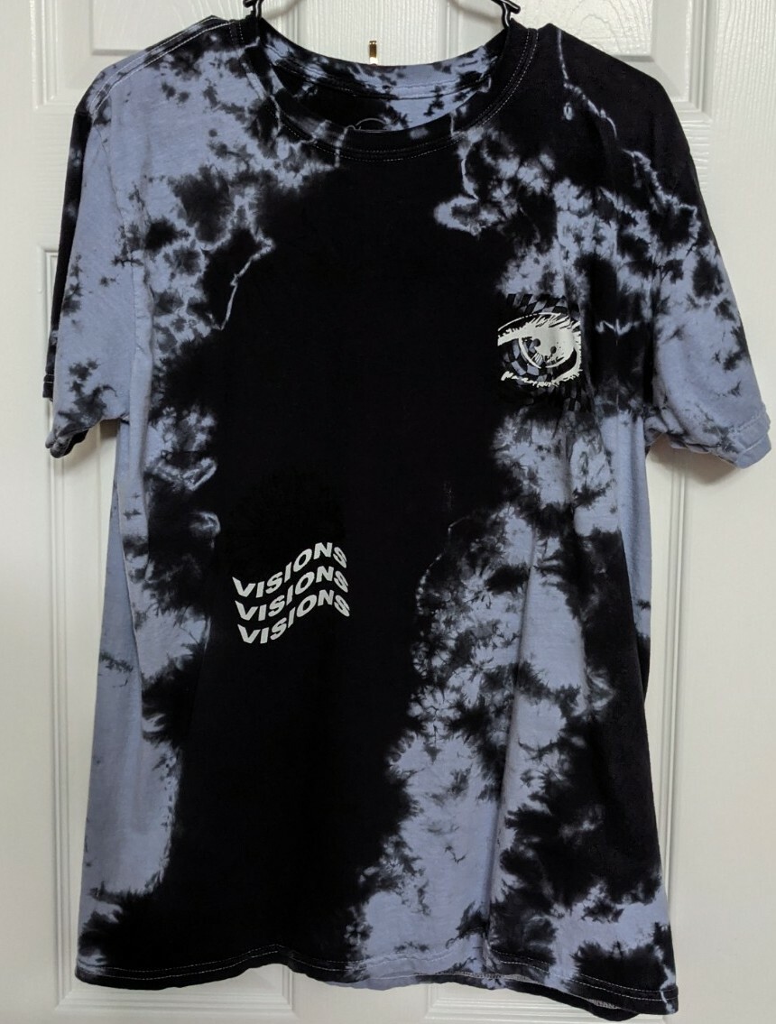 Visions Neon Riot T-Shirt, Medium, Tie Dye