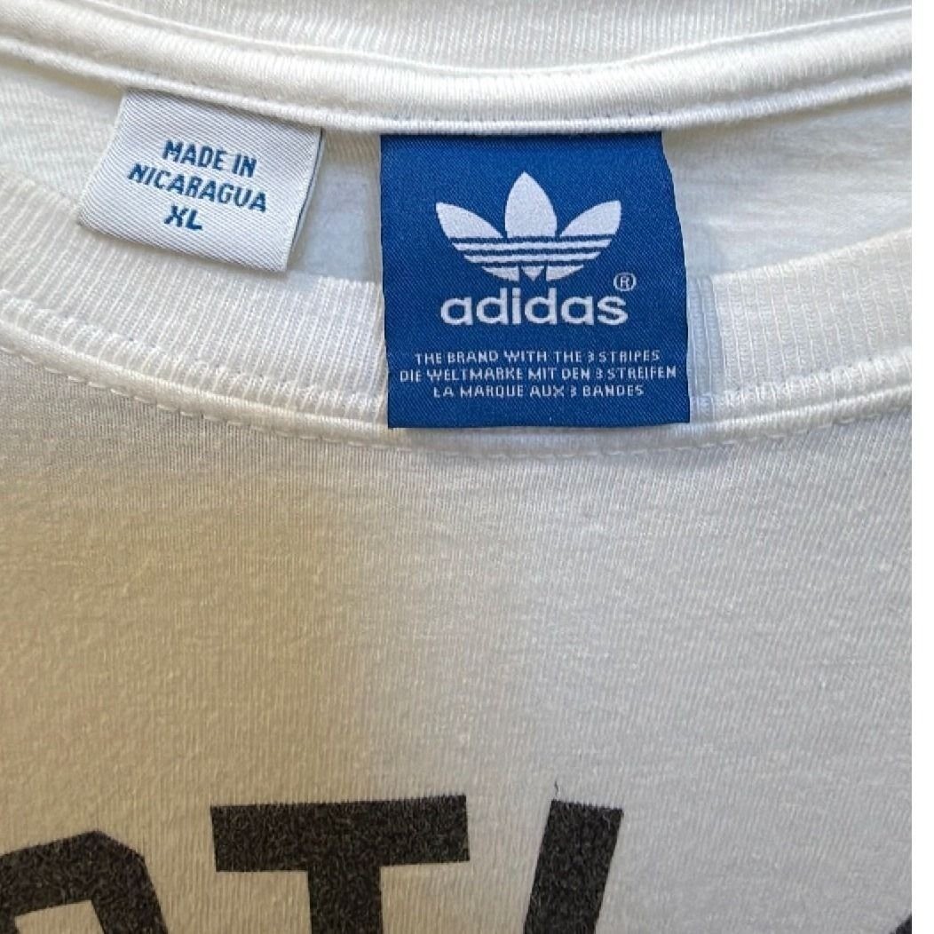 Adidas Originals Portland Trail Blazers Graphic T Mens XL White Trefoil Logo Tee