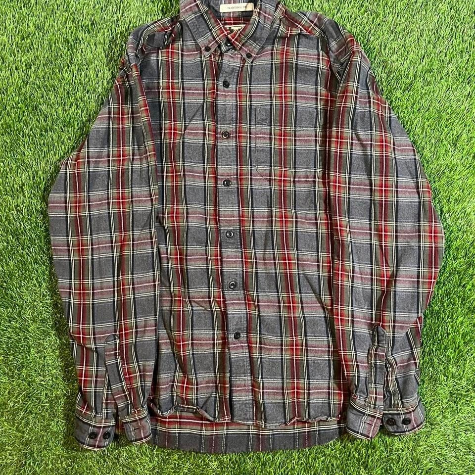 L.L. Bean Cotton Flannel Button Down Shirt