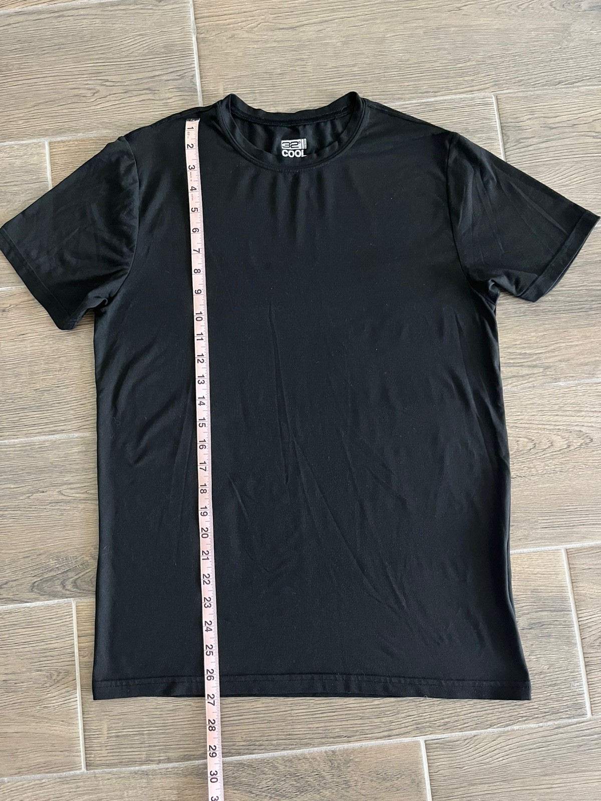 32 Degrees Cool Black Short Sleeve Athletic T Shirt Lightweight Mens Medium