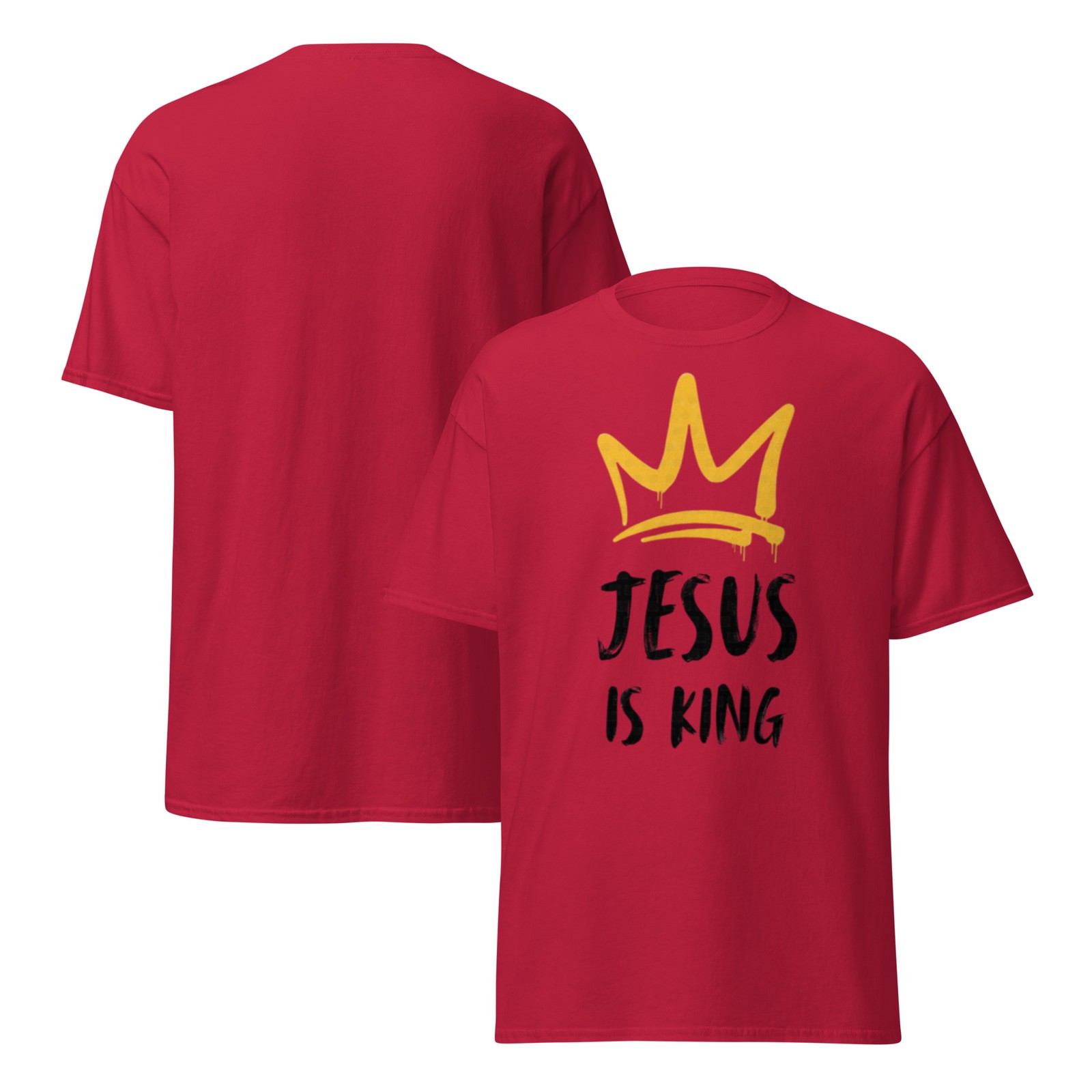 Jesus Is King Crown T-Shirt