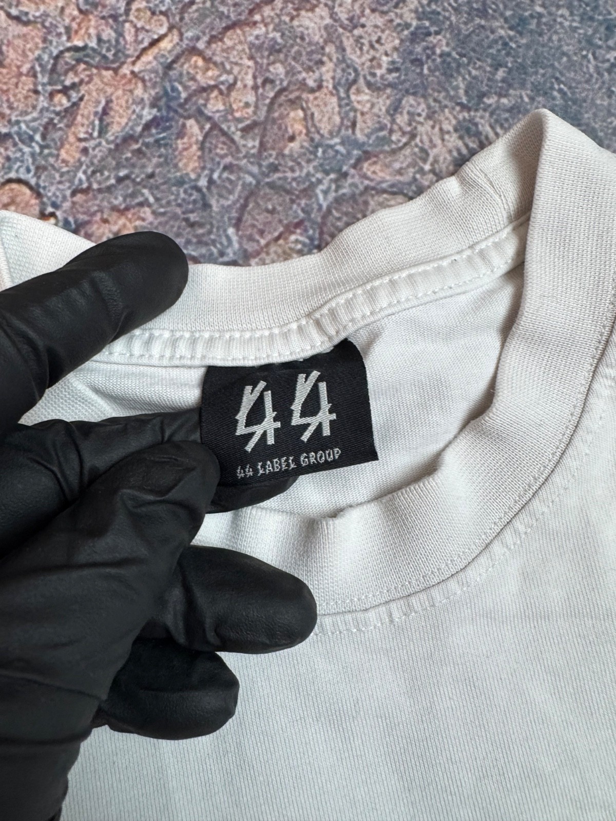 44 label group white t-shirt men oversized size M