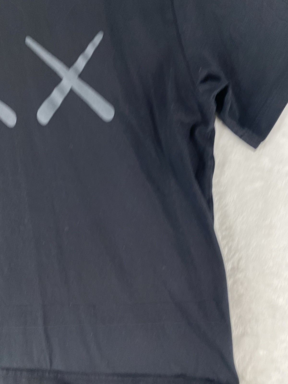 Uniqlo KAWS + Andy Warhol Shirt Men&rsquo;s Large Black Tee XX Cotton Japan EXCELLENT