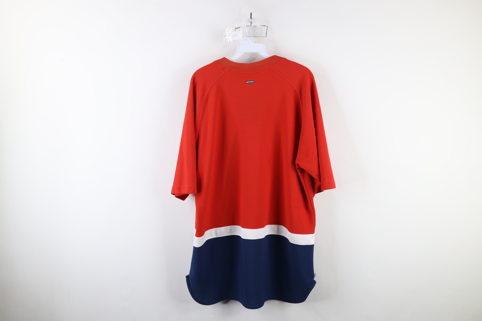 Vintage 90s Diadora Mens XL Spell Out Thermal Waffle Knit Soccer Jersey Football